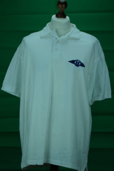 Polo V8 Horse & Wings Blue White